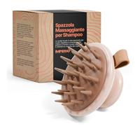 IMPERIO Spazzola Massaggio Cuoio Capelluto per Stimolare la Crescita dei Capelli - Scalp Massager Premium per Massaggiotore Cuoio Capelluto a Secco e Bagnato (Rosa)