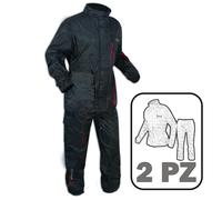 Impermeabile 2 Pezzi Anti Pioggia Tuta Pantaloni Giacca Pantoloni Moto Scooter