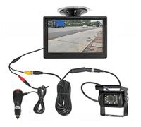 Impermeabile 4PIN Retromarcia Monitor Per Auto CCD Impermeabile Visione Notturna Bus Camion Fotocamera Caricabatteria Auto Regolabile Telecamera Auto(5m)