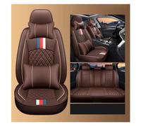 Impermeabile 5 Posti Copertura Di Sede Dell'automobile In Pelle Per BMW Per X3 X1 X4 X5 X6 Z4 Per E60 E84 E83 E70 F30 F10 Antiscivolo Comodo Durevole(Coffee pillow)
