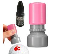impermeabile a forma di pallina da golf, divertente a forma di pallina da golf, per olio automatico, asciugatura rapida, impermeabile, senza tampone di inchiostro per forniture