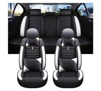 Impermeabile Accessori Coprisedili Per Auto Dettagli Interni Tutti I Modelli Di Auto Per Subaru XV Per Outback Antiscivolo Comodo Durevole(Black White 5 Seat,DE)