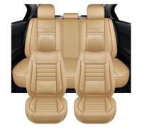 Impermeabile Accessori Per Coprisedili Per Auto Interni Protezione Automatica Per Civic Per 8a Generazione Antiscivolo Comodo Durevole(5 PCS beige)