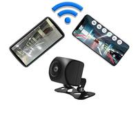 Impermeabile AHD 1080P Wireless Car Rear View Camera WIFI Telecamera Retromarcia 170 Gradi HD Visione Notturna Parcheggio 12V Regolabile Telecamera Auto