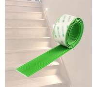 Impermeabile Antiscivolo per Esterni Interni, Rivestimento per Paraspigoli per Scale, Gradini per Scale in Gomma PVC, Bordo per Scale in Vinile, Rivestimento per Gradini di Sicu, Green, T5cm*L5m