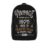 Impermeabile Backpack Funny 1970 Born Zaino Scuola Eleganti Borsa Da Viaggio Per Escursionismo, Studenti, Adulti, 42X32X14Cm