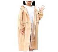 Impermeabile Bambino Indossare Pioggia Giacca Antipioggia Leggera Mantella in Eva con Cappuccio Riutilizzabile Leggero Poncho Bambini per Ragazzi e Ragazze