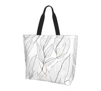 Impermeabile Borsa Tote Tracolla Basil Thyme Dill & Flowersmary Borsa Stoffa Shopper Riutilizzabile Borsa Di Tela Per Uso Viaggi, Regali, Palestra, 40X50X15Cm