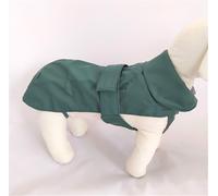 Impermeabile cane cappottino abbiagliamento verde per cani taglia piccola media