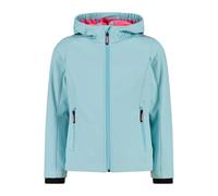 CMP Giacca da bambina in softshell con cappuccio fisso, 3A29385N, Aquarius, 110