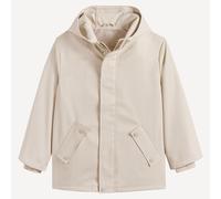 Impermeabile con cappuccio foderato in jersey Beige 18 mesi - 81 cm Tinta unita