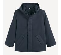Impermeabile con cappuccio foderato in jersey Blu 18 mesi - 81 cm Tinta unita