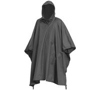 Impermeabile Con Cappuccio Pioggia Ripstop Poncho Us Army Festival Camping Nero: