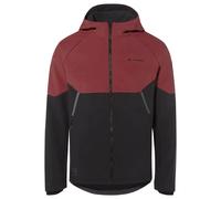 Impermeabile con cerniera con cappuccio VAUDE Qimsa Rouge