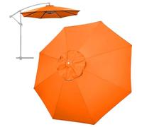 Impermeabile Copertura Di Ricambio Per Ombrellone Da Giardino Piscina Ø 200 250 300cm, Grigio/giallo/beige Sostituzione Del Tessuto Dellombrello Per 6/8 Stecche, Solo Baldacchino(Orange,2.7M/6Ribs)