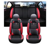Impermeabile Coprisedile Per Auto Accessori Auto Dettagli Interni Per Suzuki Per Ignis Antiscivolo Comodo Durevole(Black Red 5 Seat pillow)