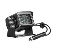 Impermeabile Custodia In Metallo Resistente 4PIN Sensore AHD Telecamera Retromarcia IR Impermeabile 12-24v Per Camion Roulotte Regolabile Telecamera Auto