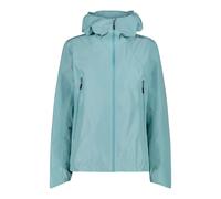 CMP - Women's 2 Layer Jacket Fix Hood - Giacca antipioggia 44 turchese
