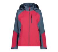 CMP - Women's Ripstop Jacket Zip Hood - Giacca antipioggia 44 rosso