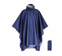Impermeabile da donna Poncho impermeabile multifunzionale 3 in 1 leggero portatile unisex for esterno(Blue)