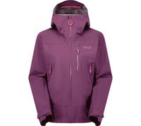 Rab - Giacca da escursionismo 2,5 strati - Downpour Mountain Jacket W Mulberry per Donne - Taglia 12 UK - Viola