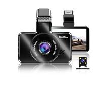 Impermeabile Dash Cam Anteriore Posteriore Doppio Obiettivo 1296P Registrazione Auto DVR Sensore WiFi Integrato Visione Notturna Regolabile Telecamera Auto
