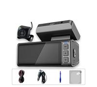 Impermeabile Dash Cam Per Auto DVR 4K Videoregistratore Per Visione Notturna A Doppia Lente Anteriore E Posteriore Scatola Nera Regolabile Telecamera Auto(B)