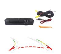 Impermeabile Dinamica Linea Parcheggio Car Reverse Vista Posteriore Maniglia Bagagliaio Telecamera Per Ford Per Focus 2015-2017 Regolabile Telecamera Auto(Dynamic)
