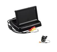 Impermeabile Display Fotocamera Per Monitor Universale Tavolo Pieghevole Digitale HD LCD 4.3 Pollici Telecamera Per Retromarcia Regolabile Telecamera Auto