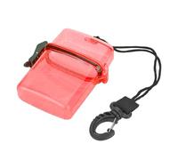 Impermeabile Diving Dry Box Immersione Sigillatura Secco Scatola di Immagazzinaggio con Corda Gancio Subacquea Trasparente Galleggiante Impermeabile Caso per Surf Canoe Kayak, Rosso, Taglia unica
