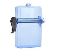 Impermeabile Diving Dry Box Immersione Sigillatura Secco Scatola di Immagazzinaggio con Corda Gancio Subacquea Trasparente Galleggiante Impermeabile Caso per Surf Canoe Kayak, Blu, Taglia unica
