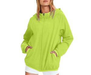 Impermeabile Donna Antipioggia Impermeabile Da Pioggia Antivento Resistente Alle Rughe Giacca Antipioggia a Vento Sportivo Leggera Poncho Con Cappuccio Traspirante Per All'aperto Campeggio Trekking