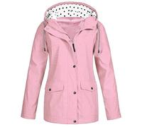 Impermeabile Donna Running Trench Antipioggia Sportivo Antivento Poncho Con Cappuccio a Vento Leggera Traspirante Impermeabile Da Pioggia Resistente Alle Rughe Per Trekking Corsa Outdoor 2025