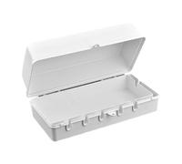 Impermeabile Extension Box, Weatherproof Cord Protector, Outdoor Cable Safety Case Lockable Design, Heavy Duty Electrical Connection Cover for Christmas Holiday Lights Garden Outdoor Use 9,25 x 5,35