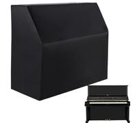 Impermeabile Full Size Pianoforte Cover per Upright Pianoforti, Black Protective Dust Cover with Storage Bag, All-Season Fabric Protector for Music Rooms, Studios, Schools, 60,2 x 23,6 Inches