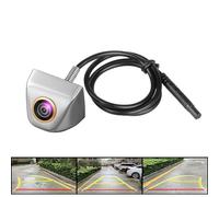 Impermeabile Golden Fisheye Parcheggio Automatico Traiettoria Dinamica Intelligente Linea Di Parcheggio Telecamera Retromarcia Regolabile Telecamera Auto(Argento)