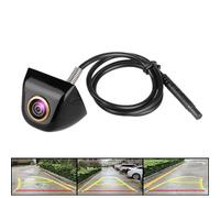 Impermeabile Golden Fisheye Parcheggio Automatico Traiettoria Dinamica Intelligente Linea Di Parcheggio Telecamera Retromarcia Regolabile Telecamera Auto(Nero)