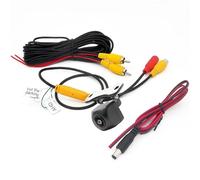 Impermeabile HD 170 ° AHD 1080P Obiettivo Fisheye Starlight Night Vision Car Reverse Videocamera Vista Posteriore Car Monitor Regolabile Telecamera Auto(AHD-Dynamic)
