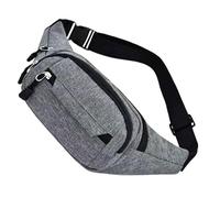 Impermeabile Hiking Waist Bag, Camping Belt Bags, Adorable Fashion Travel Bum Fanny Pack, Casual Belts Bag for Dog Walking, Running, Shopping, Outdoor and Daily Use, Men Women, grigio, Se référer au