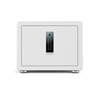 Impermeabile ignifuga Cassaforte Intelligente, Richiesta remota WiFi per Impronte digitali con Password, Piccolo armadietto antifurto Interamente in Acciaio es/Nero