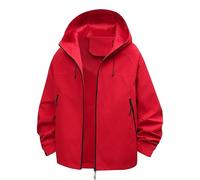 Impermeabile Imbottito Donna Poncho Con Cappuccio Antivento Traspirante Trench Da Pioggia Sportivo Leggera a Vento Giacca Antipioggia Resistente Alle Rughe Per Escursionismo Viaggi Bianco 2025