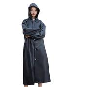 Impermeabile Impermeabile for Adulti, da Viaggio, alla Moda, Impermeabile, Portatile, Leggero, Riutilizzabile, Poncho, Abbigliamento Antipioggia.(Black)