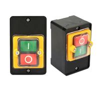 impermeabile,Interruttore a pressione AC220 V/380 V 10 A, interruttore a pressione on/off, per sega circolare da tavolo, trapano, fresa, trapano da tavolo, sega a nastro, interruttore a pressione