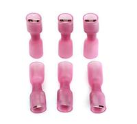 Impermeabile isolato Red termorestringenti Femminile Spade Crimping Terminali Seal Butt legare del cavo del connettore terminale Kit(Rot)