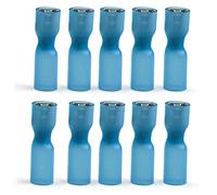 Impermeabile isolato Red termorestringenti Femminile Spade Crimping Terminali Seal Butt legare del cavo del connettore terminale Kit(Blue)