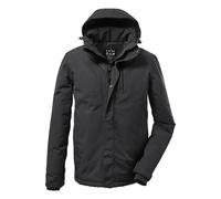Killtec Uomo Giacca funzionale/giacca outdoor con cappuccio senza zip - taglia corta KOW 161 MN JCKT KG, dunkel stahl, 30, 43055-000