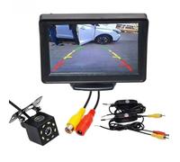 Impermeabile Kit Parcheggio Auto Monitor Per Retromarcia A Colori TFT LCD 4.3 Pollici Telecamera Posteriore Wireless Retromarcia Regolabile Telecamera Auto