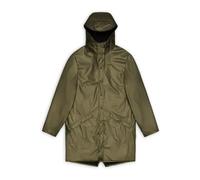IMPERMEABILE LONG JACKET REVEL L ART. 12020 RAINS GREEN