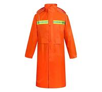 Impermeabile lungo impermeabile con visiera di sicurezza trasparente giro in bicicletta Cappuccio regolabile Top lungo 70 denari tuta in nylon per cantiere, abbigliamento da lavoro estivo, Colore