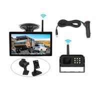 Impermeabile Monitor Da 5'' Monitor Per Retrovisione Telecamera Di Backup Wireless Visione Notturna Van Truck Regolabile Telecamera Auto